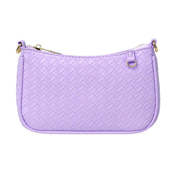 Shoulder bag Small Braids lila