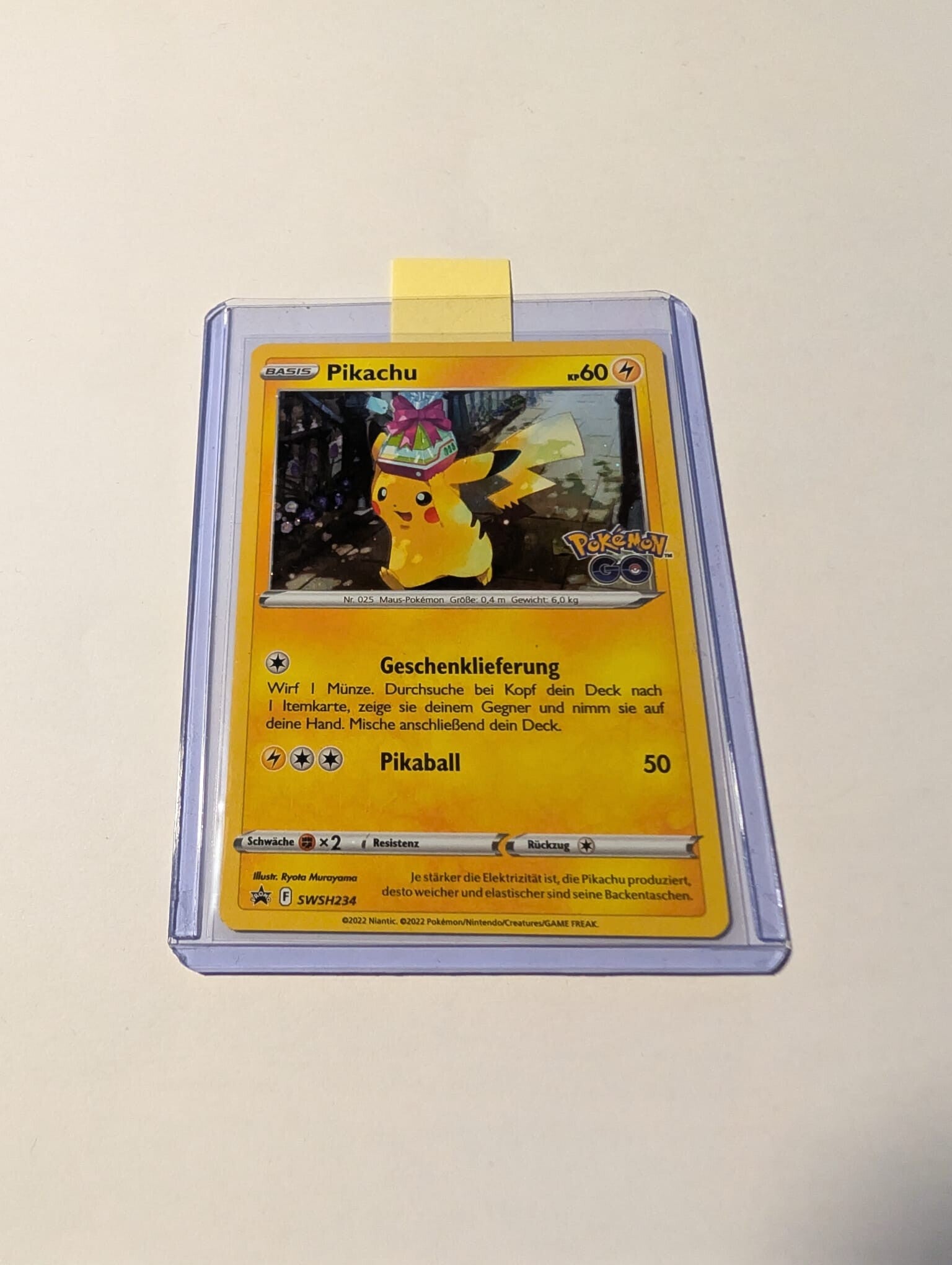 Pokemon Karte Pikachu SWSH234 Deutsch