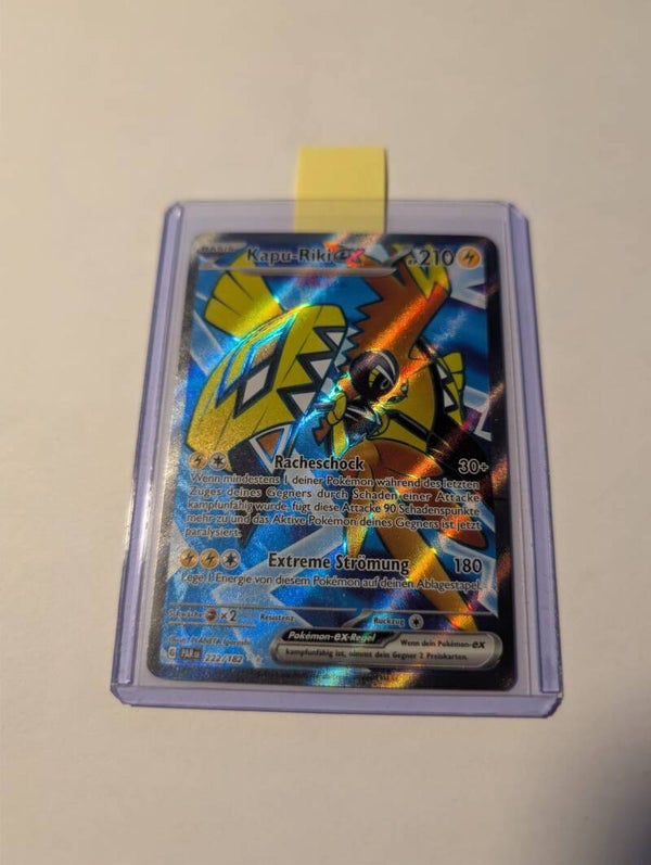 Pokemonkarte Kapu-Riki EX – Full Art PAR 222/182  Deutsch