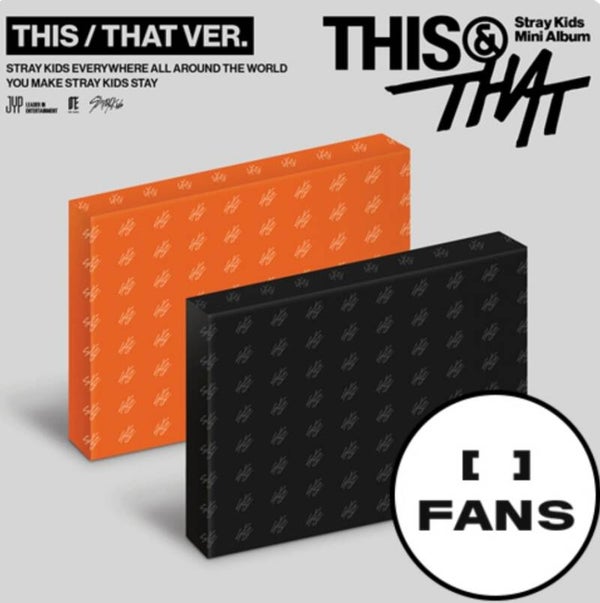 Stray Kids – Mini Album THIS & THAT (THIS Ver. / THAT Ver.) + Fans Shop POB