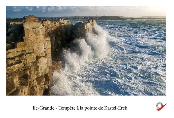CP_2026_10 : Ile-Grande, tempête à la pointe de Kastel-Erek