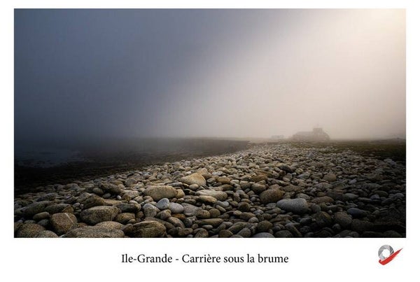 CP_2026_5 : Ile-Grande - Carrière sous la brume