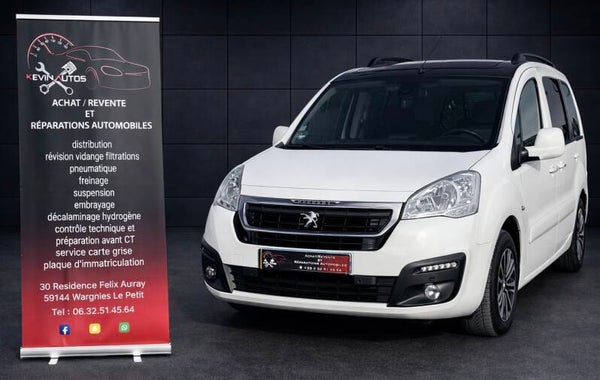 Peugeot partner 1.6L bluehdi 100cv boîte auto