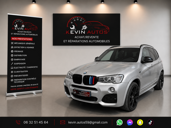 BMW X3 pack M 2L 150cv