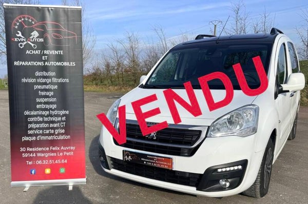 Peugeot partner 1.6L bluehdi 100cv boîte auto