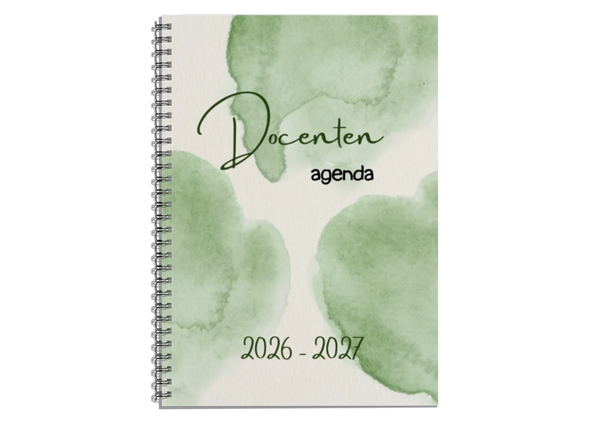 Docentenagenda 2026-2027 (A4 formaat met zwarte spiraal)