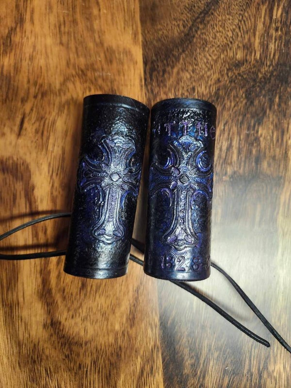 Leather hand grip covers