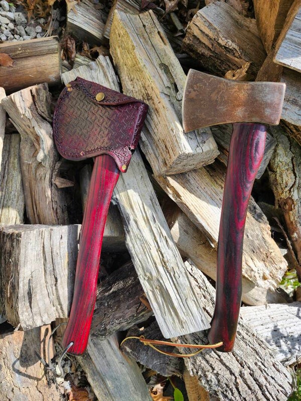 Hand crafted throwing Hatchet # 1