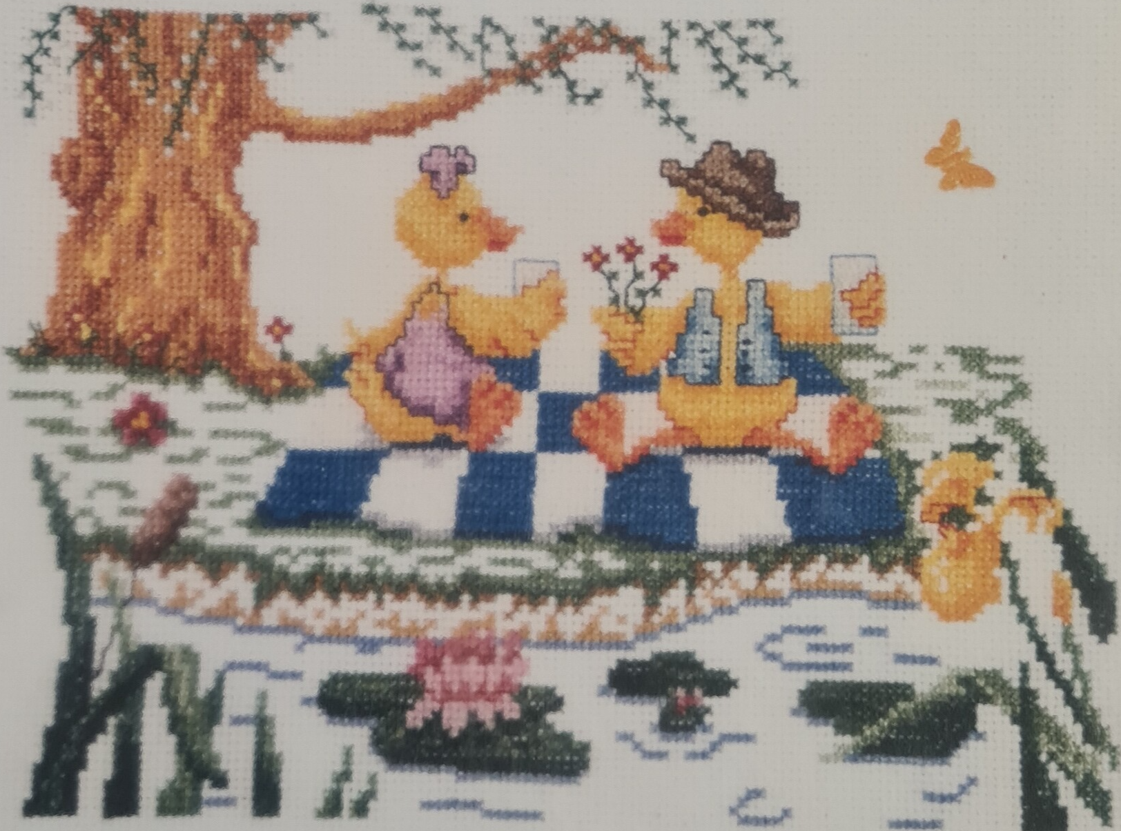 Eenden aan de Picknick