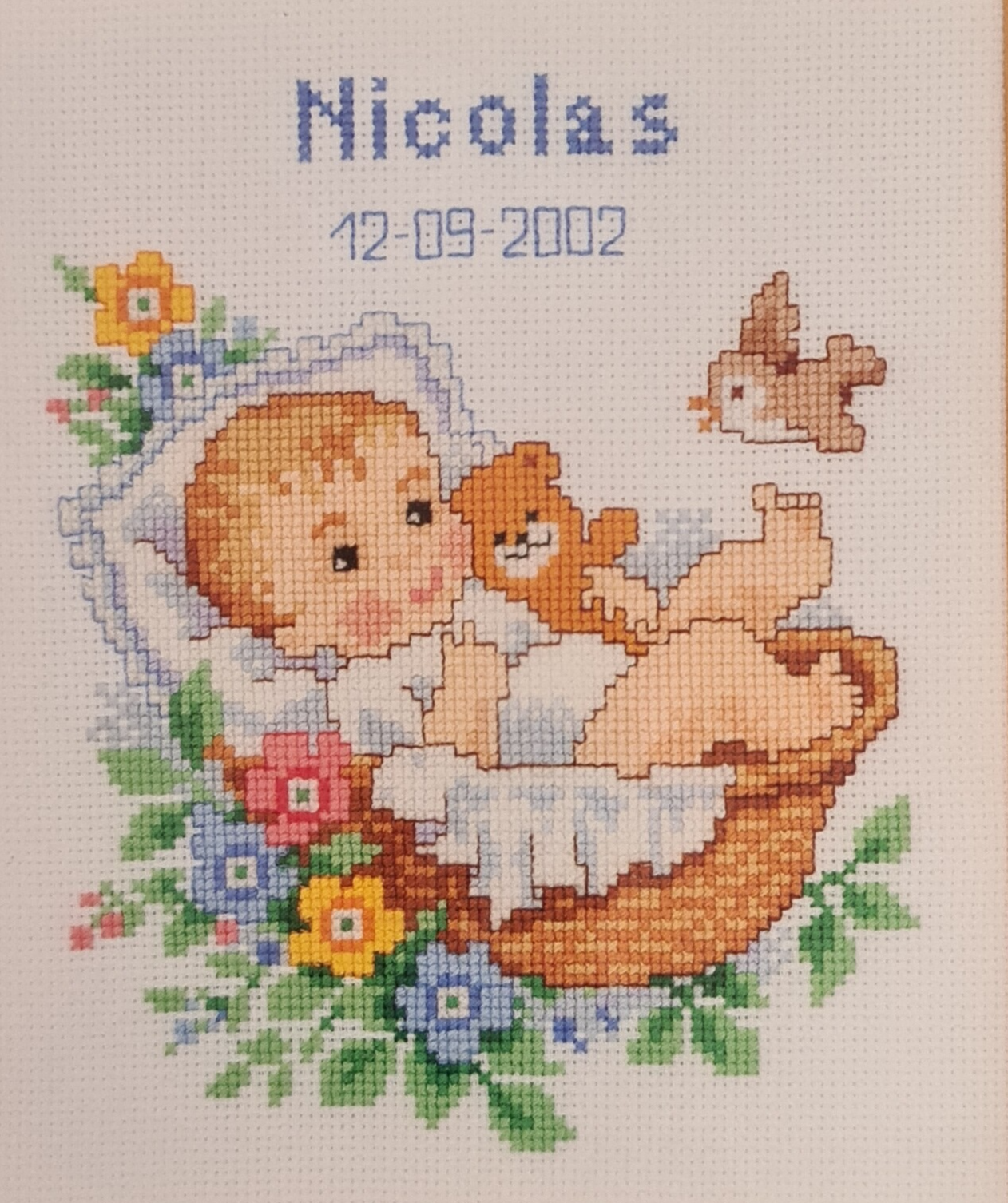 Kind in Mand geboortetegel