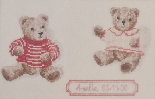 Teddie Beren voor Meisjes Geboortetegel