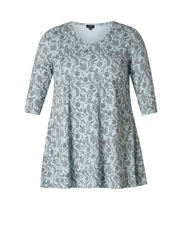 Tuniek Ankaria Blauw met Paisley motief