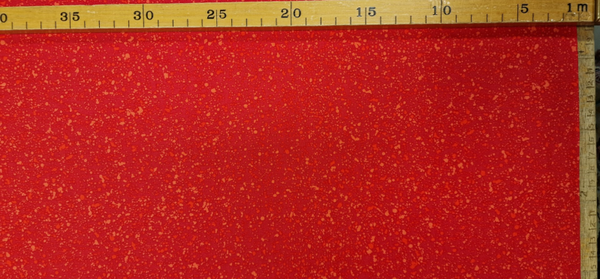 Gespikkeld rood, oranje en koraal