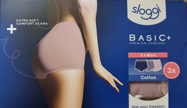 Sloggi basic maxi set in 3 kleuren lavendel M027/W8