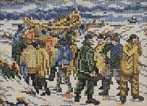 Vissers op het Strand