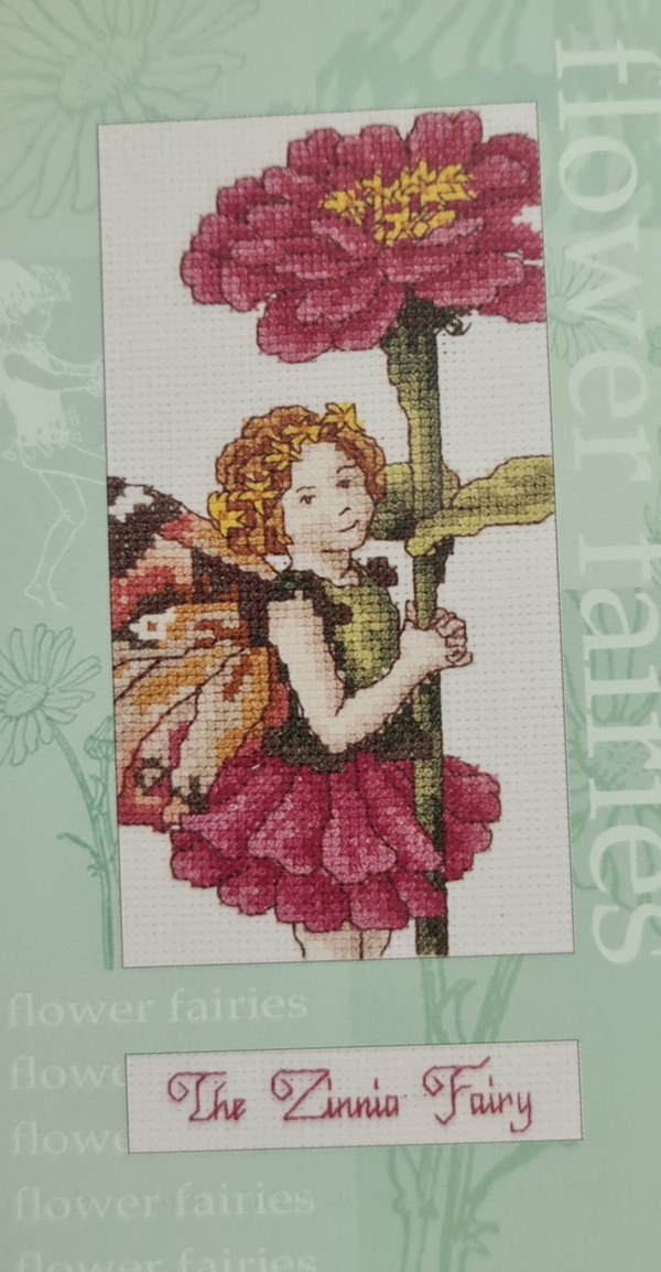 Zinnia Flower Fairy Card Kit