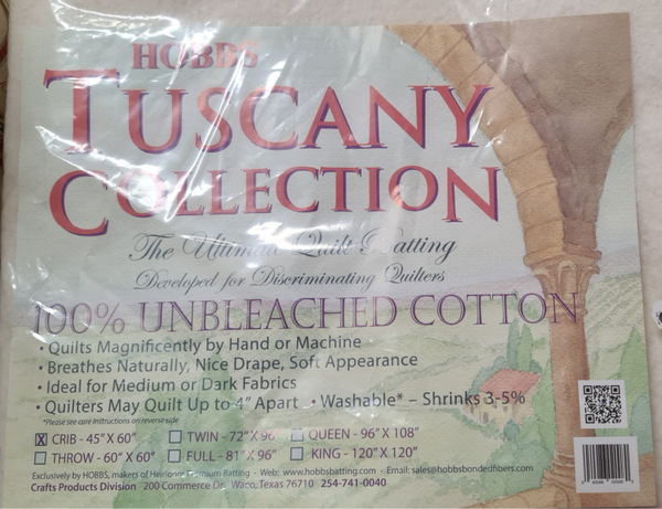 Vulling unbleached cotton