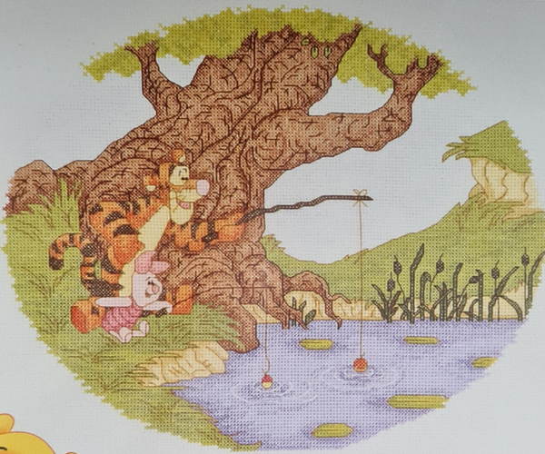 Winnie the Pooh, Tijgertje en Knorretje aan het Vissen