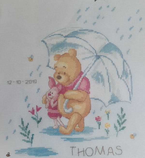 Winnie the Pooh voelt zich Sentimenteel Geboortetegel