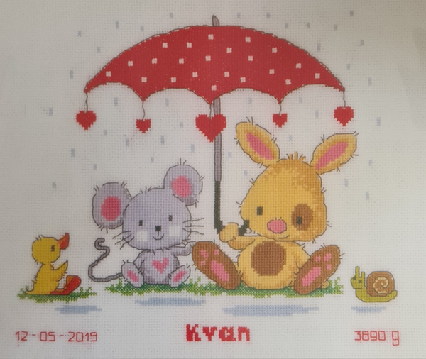 Onder de Paraplu geboortetegel