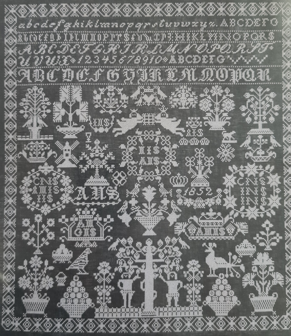 Sampler Scandinavian Art merklap