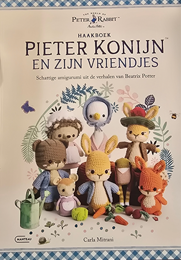 Haakboek Pieter Konijn en zijn vriendjes