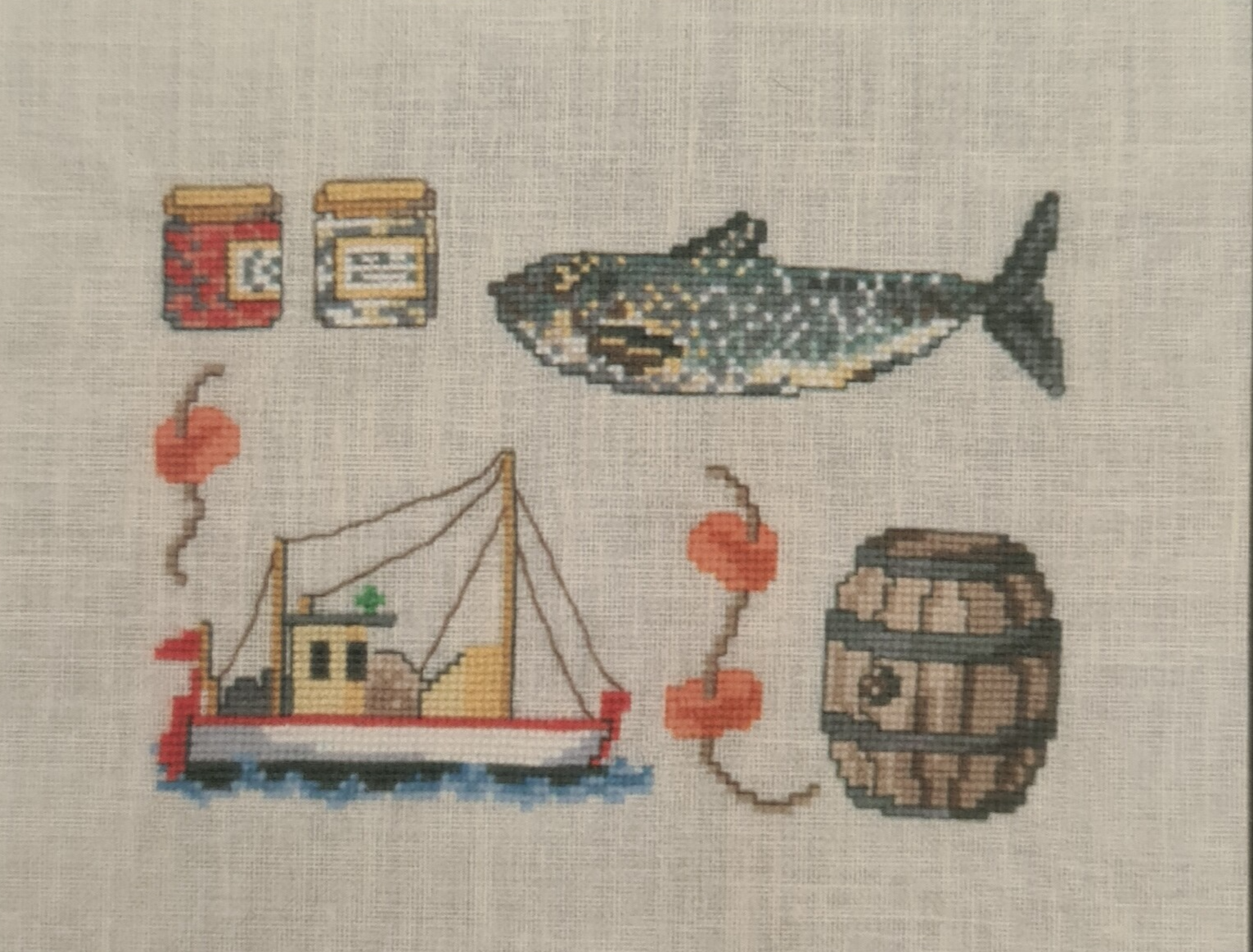 Sampler Vissersboot