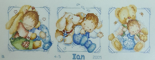 Mijn vrienden en Ik geboortetegel