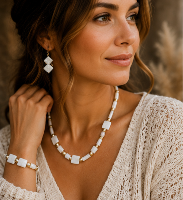 Dames Sieradenset Mother of Pearl