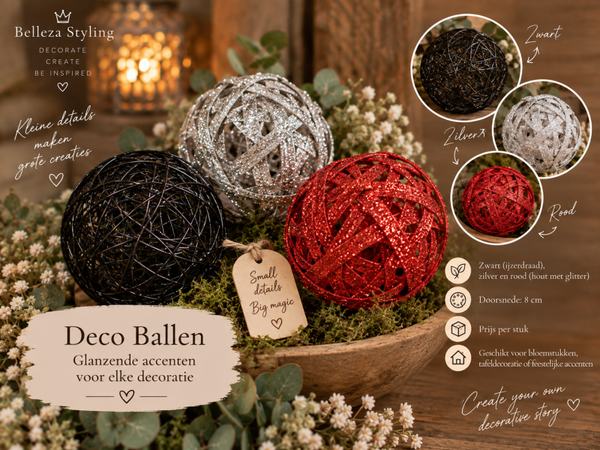 Deco Ballen – Glanzende accenten voor elke decoratie