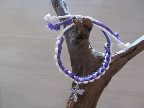Meisjesarmband Macramé Libelle