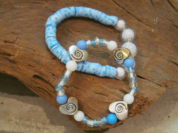 Armband setje blauw