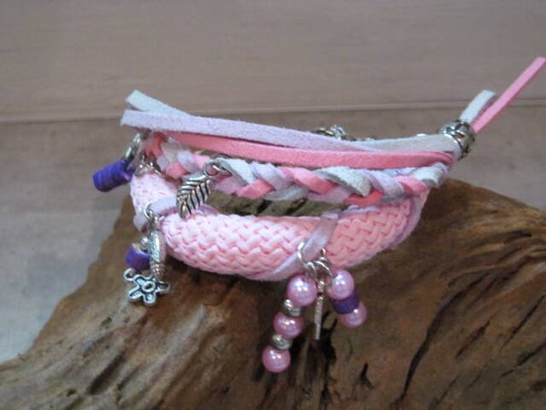 Meisjesarmband Pink