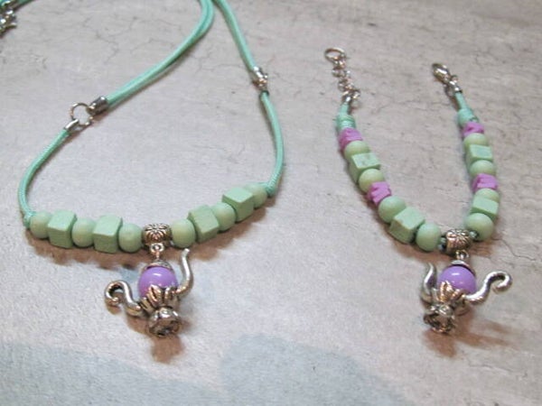 Kinderset ketting en armband
