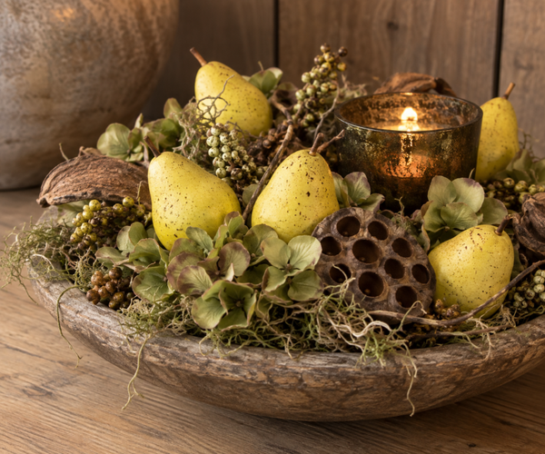 Peren decoratie op pin, voor bloemstukken en woondecoratie