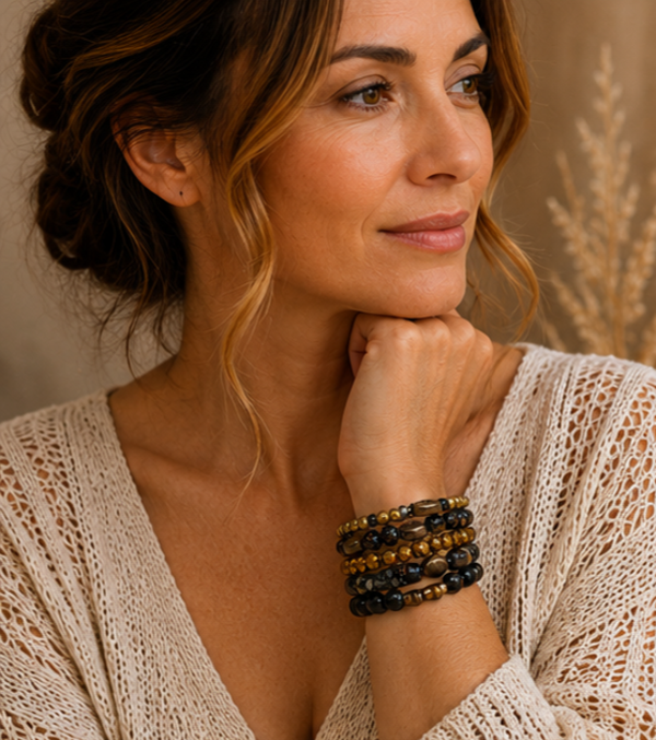 Dames Wikkelarmband Golden Earth
