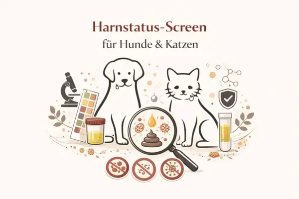 Harnstatus- Screen für Hunde und Katzen
