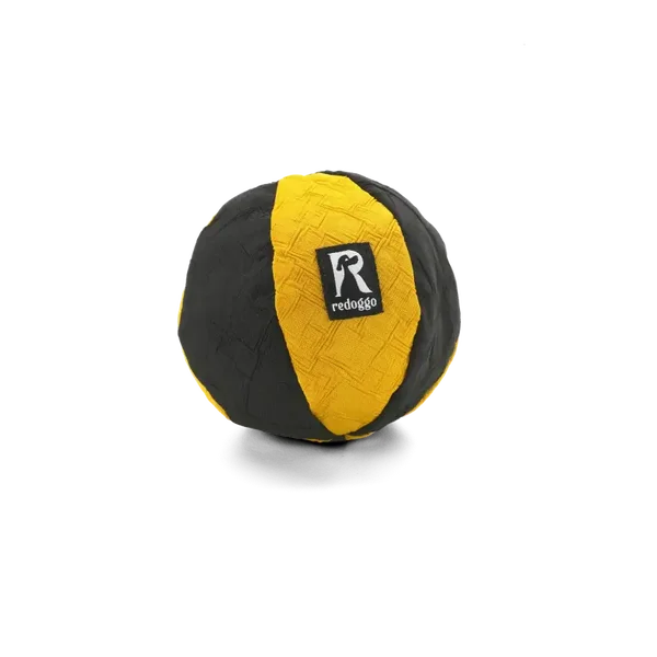 Redoggo Ball klein Schwarz/ Gelb