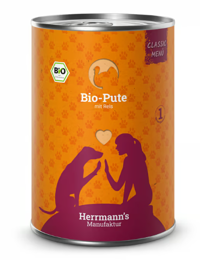 Herrmann's Manufaktur Classic Bio-Pute mit Reis 400g