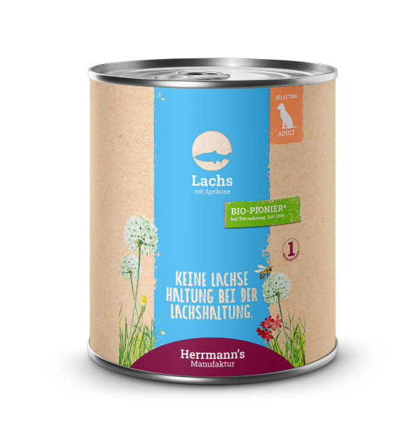Herrmann's Manufaktur Selection Adult Lachs mit Aprikose 800g