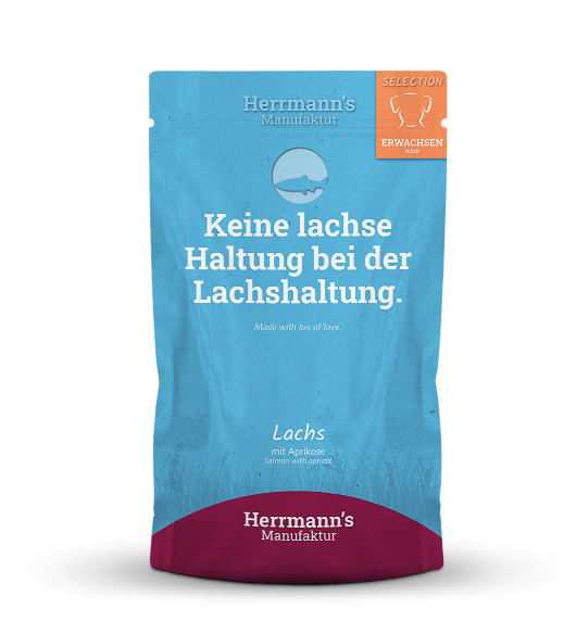 Herrmann's Manufaktur Selection Adult Lachs mit Aprikose 150g