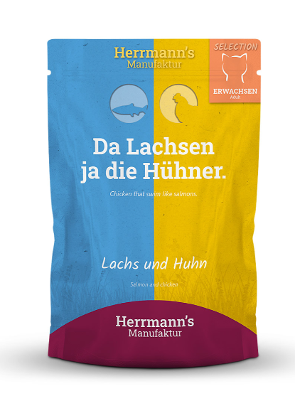 Herrmann's Manufaktur Selection Adult Lachs und Huhn 100g