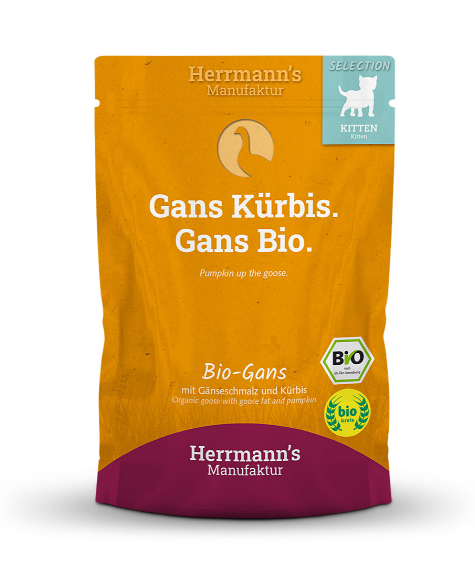 Herrmann's Manufaktur Selection Kitten Bio Gans 100g