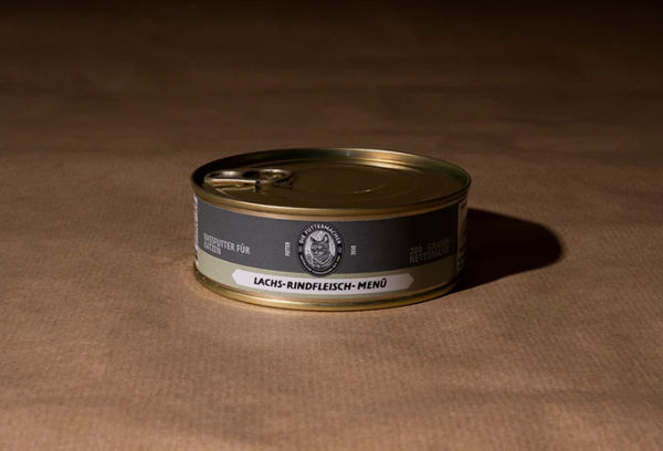 Die Futtermacher Dose Katzen Menü // Rind und Lachs 200g