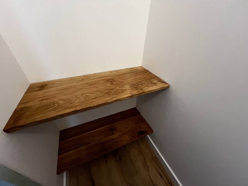 Meuble simple Salle de bain Chêne sur mesure