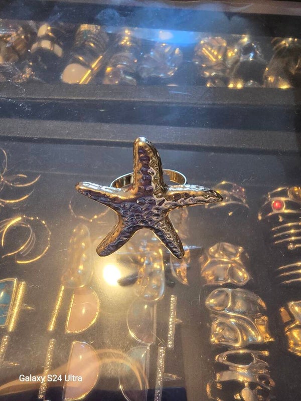 Bague étoile de mer