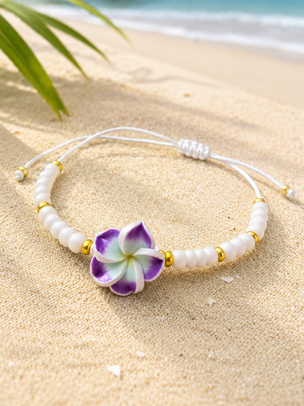 Fleur de Tiaré Améthyste