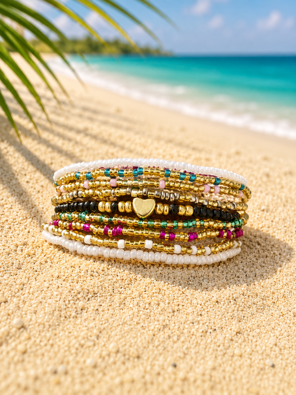 Bracelet Cœur Bohème des Îles