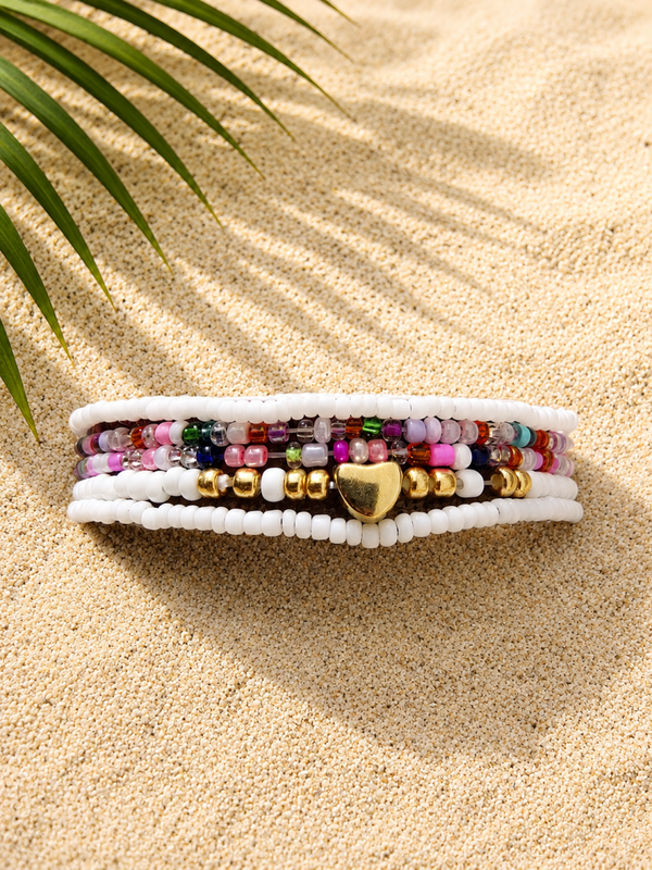 Bracelet Cœur Arc-en-Ciel