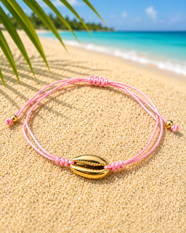 Coquillage rose des iles